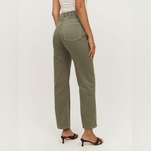 NWT Reformation Cowboy High Rise Straight Jeans